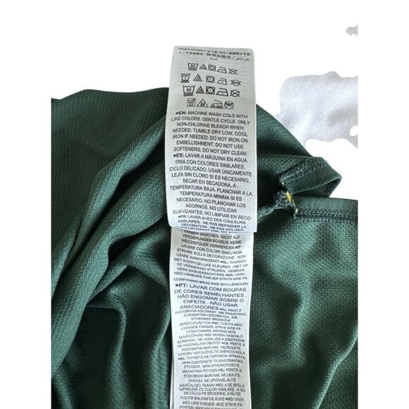 Nike Oakland Athletics V Neck Dark Green DRI-FIT Shirt Size Women's Medium - Picture 4 of 8